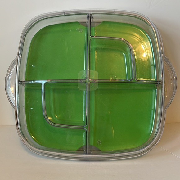 NWOT The Pampered Chef Cool & Serve Tray, No Tags Come With Pampered Chef - Picture 3 of 11